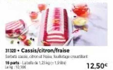 Cassis/citron/fraise