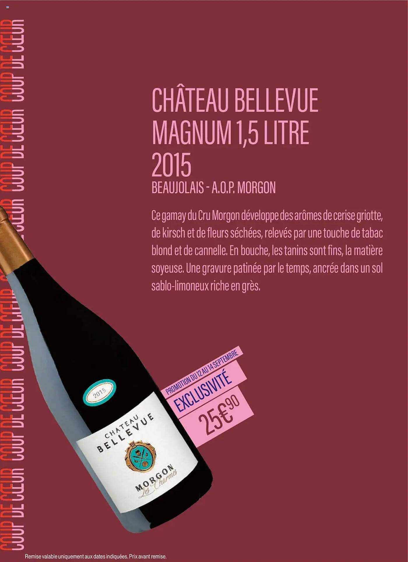 CHÂTEAU BELLEVUE MAGNUM 1,5 LITRE 2015