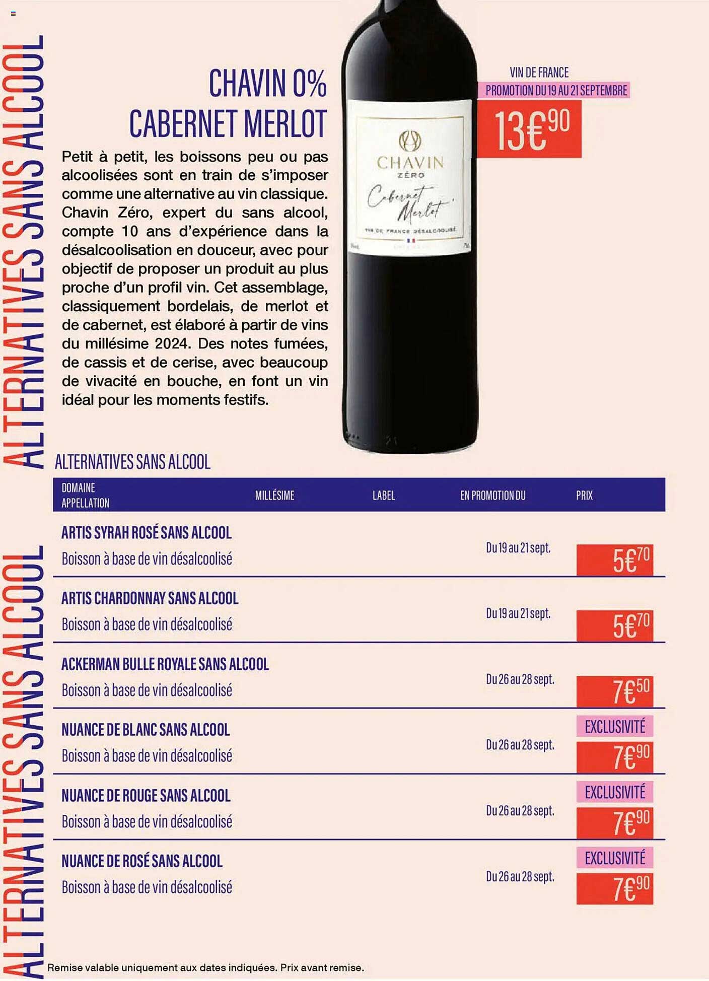 CHAVIN 0% CABERNET MERLOT