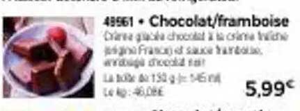 Chocolat/framboise