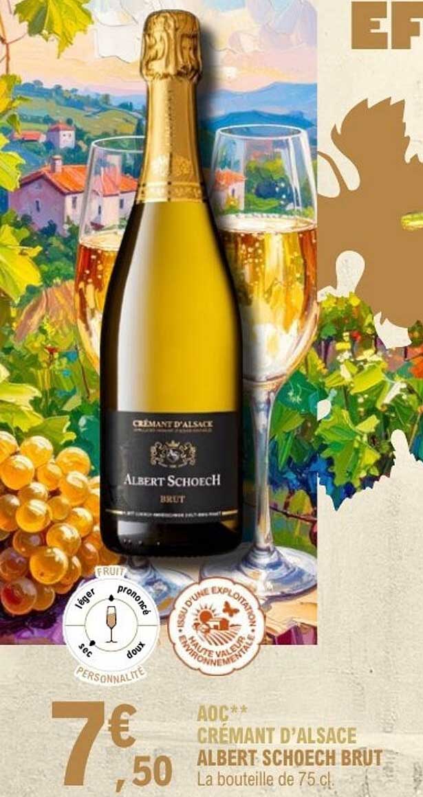 Crémant d’Alsace Albert Schoech Brut - 75 cl