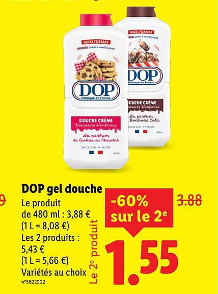 DOP gel douche