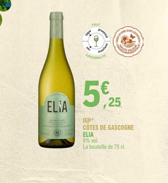 ELIA IGP Côtes de Gascogne
