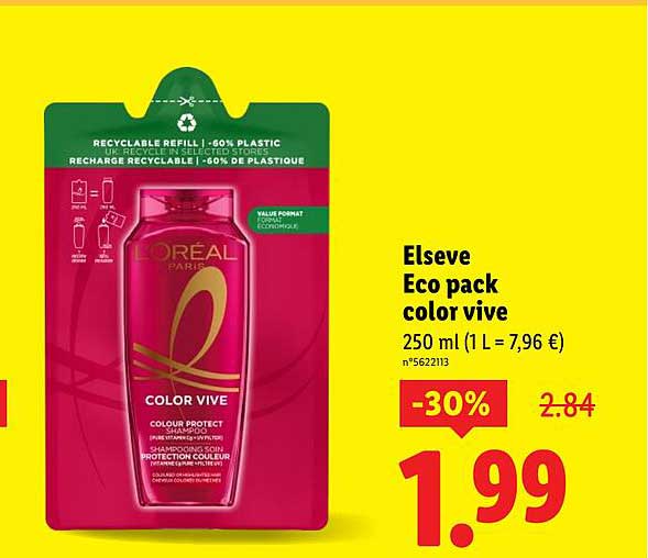 Elseve Eco pack color vive