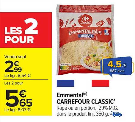 Emmental(n) CARREFOUR CLASSIC’