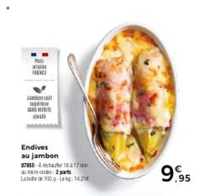 Endives au jambon