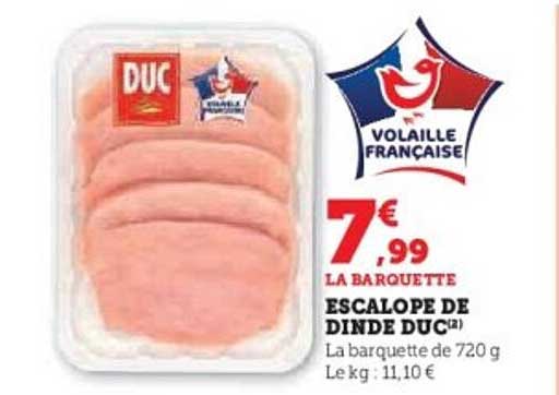 Escale de dinde Duc