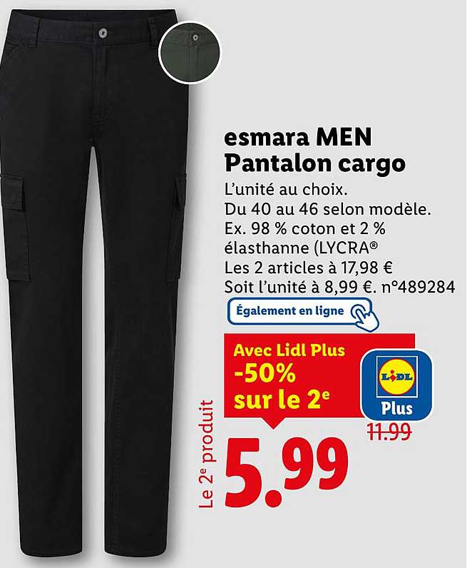 esmar MEN Pantalon cargo