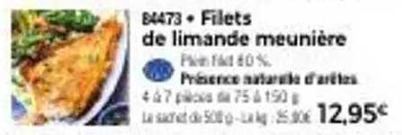 Filets de limande meunière