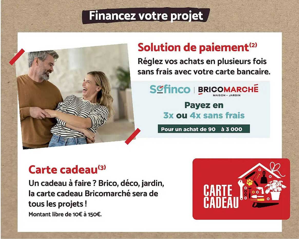Financer votre projet avec Bricomarché