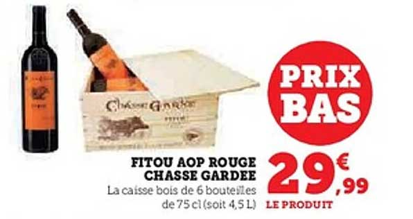 FITOU AOP ROUGE CHASSE GARDEE