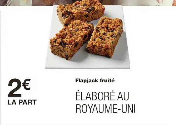Flapjack fruité