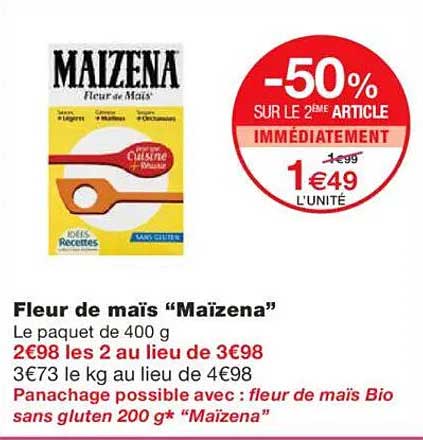 Fleur de maïs “Maïzena”