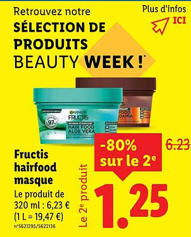 Fructis hairfood masque