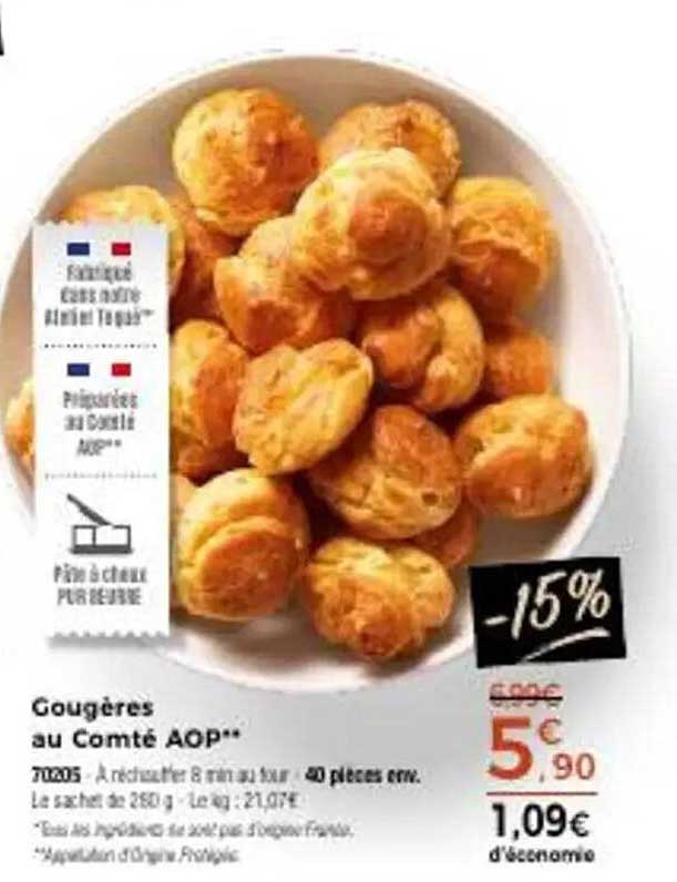 Gougères au Comté AOP