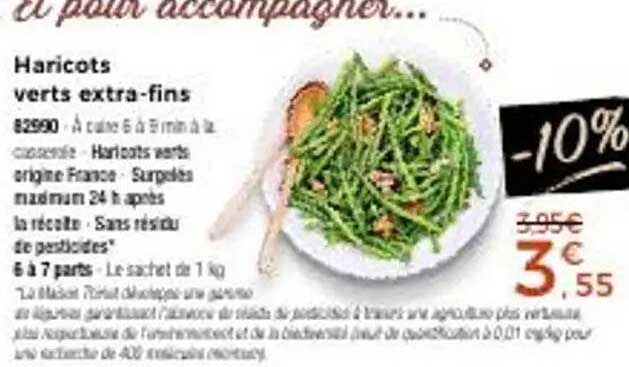Haricots verts extra-fins