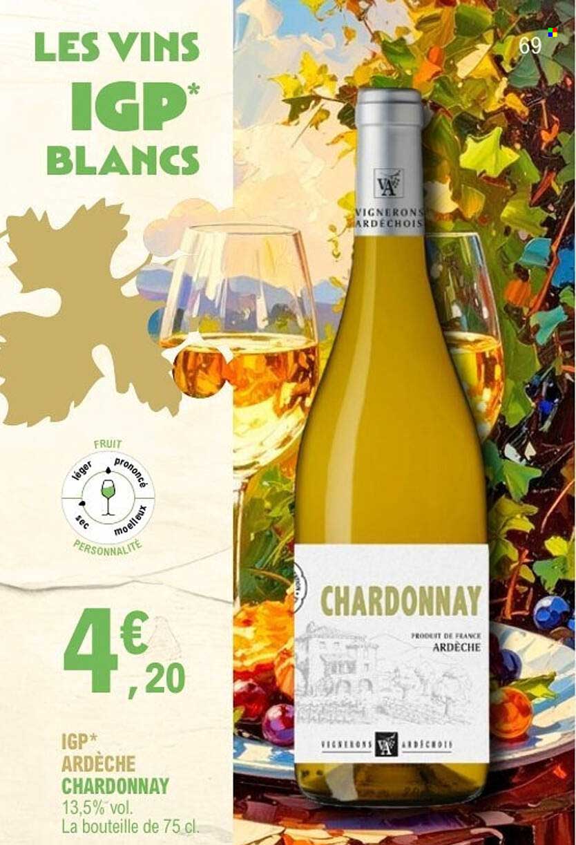 IGP* Ardèche Chardonnay