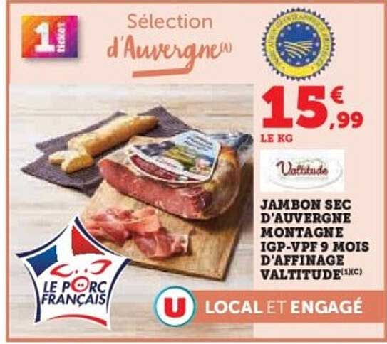 JAMBO MONTAGNE IGP-VPF 9 MOIS D'AFFINAGE VALTITUDE