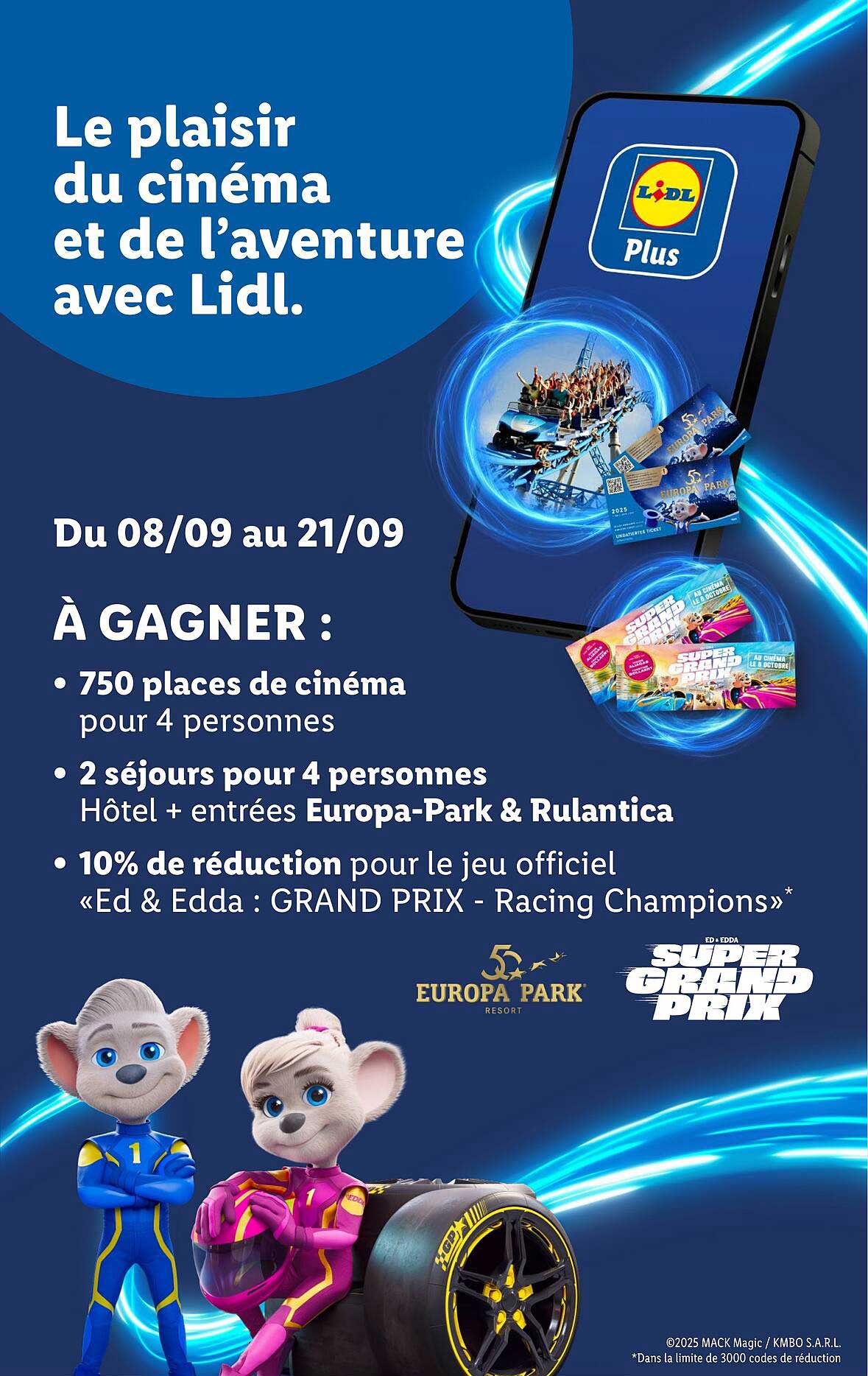 Le plaisir du cinéma et de l’aventure avec Lidl.