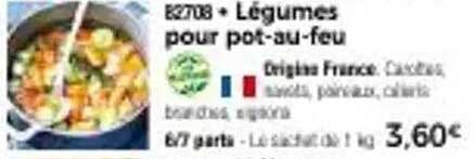 Légumes pour pot-au-feu