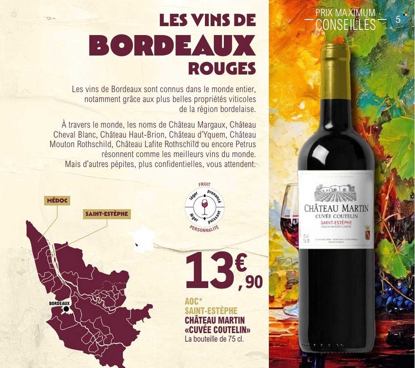 LES VINS DE BORDEAUX ROUGES