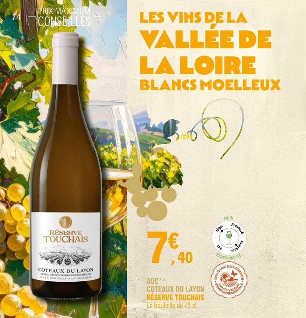 LES VINS DE LA VALLÉE DE LA LOIRE BLANCS MOELLEUX