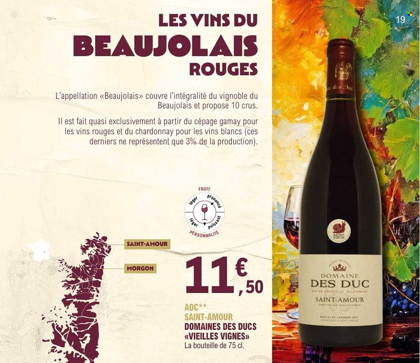 LES VINS DU BEAUJOLAIS ROUGES
