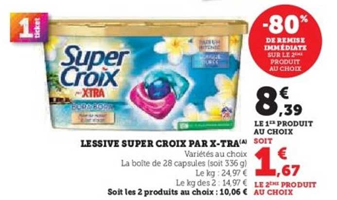 LESSIVE SUPER CROIX PAR X-TRA