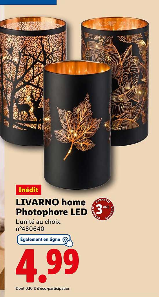 LIVARNO home Photophore LED