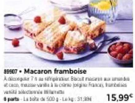 Macaron framboise