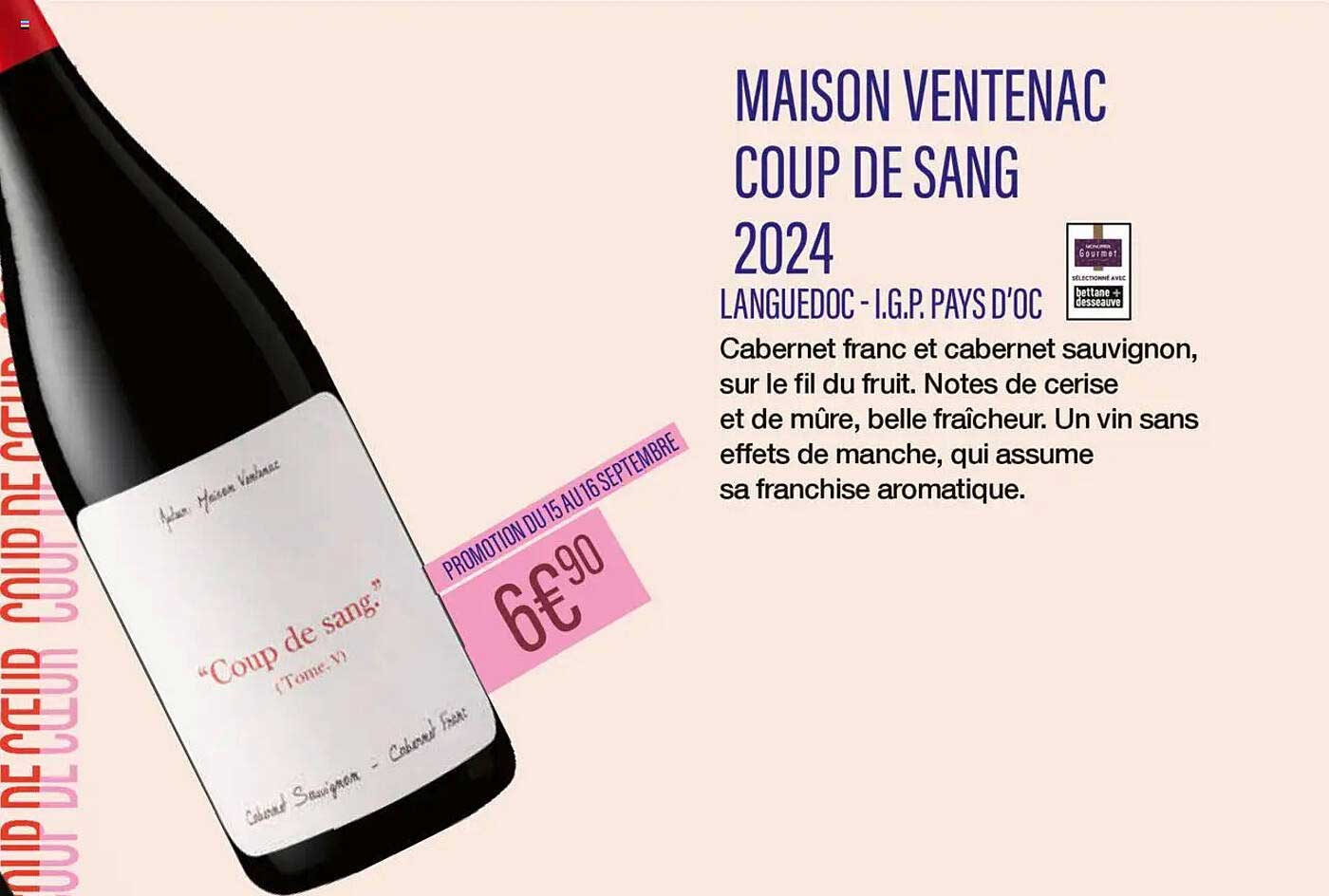 MAISON VENTENAC COUP DE SANG 2024