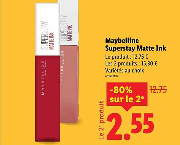 Maybelline Superstay Matte Ink