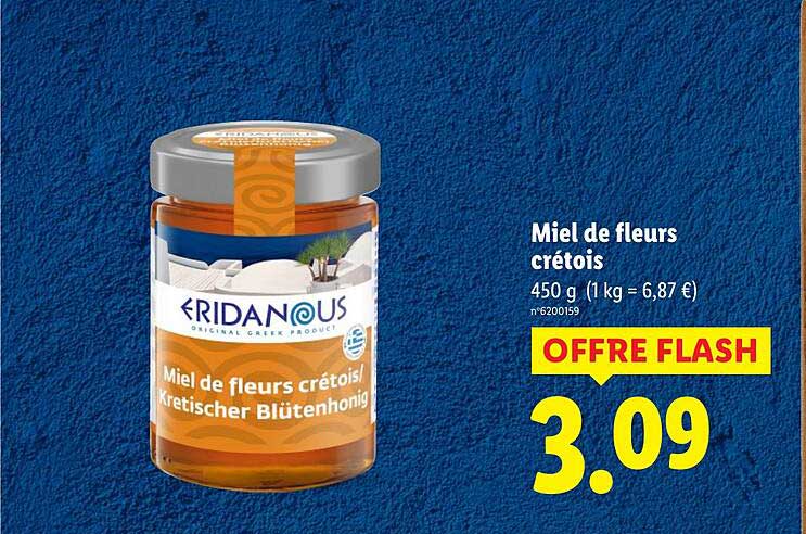 Miel de fleurs crétois