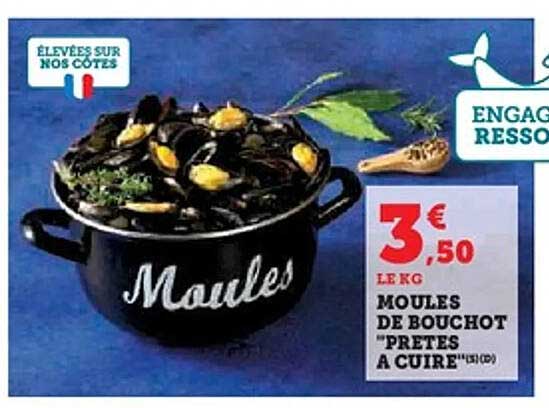 MOULES DE BOUCHOT "PRETES A CUIRE"