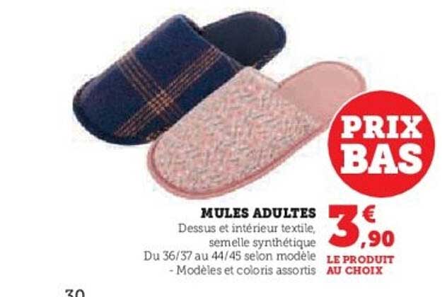 MULES ADULTES