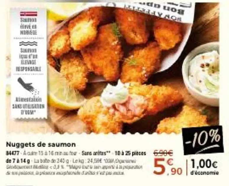Nuggets de saumon