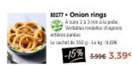 Onion rings