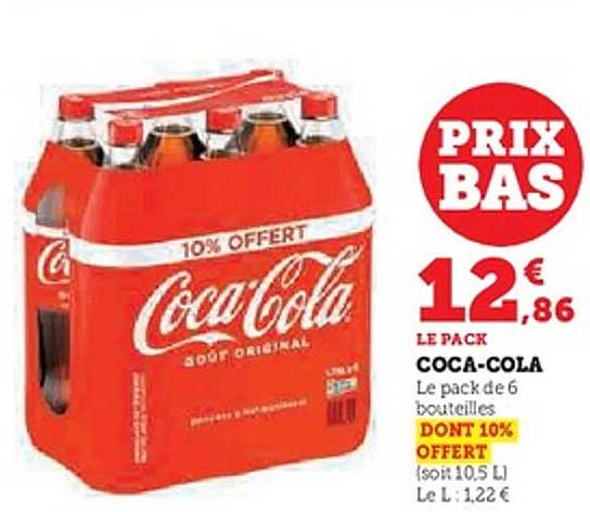 Pack Coca-Cola - Le pack de 6 bouteilles