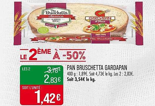 PAN BRUSCHETTA GARDAPAN