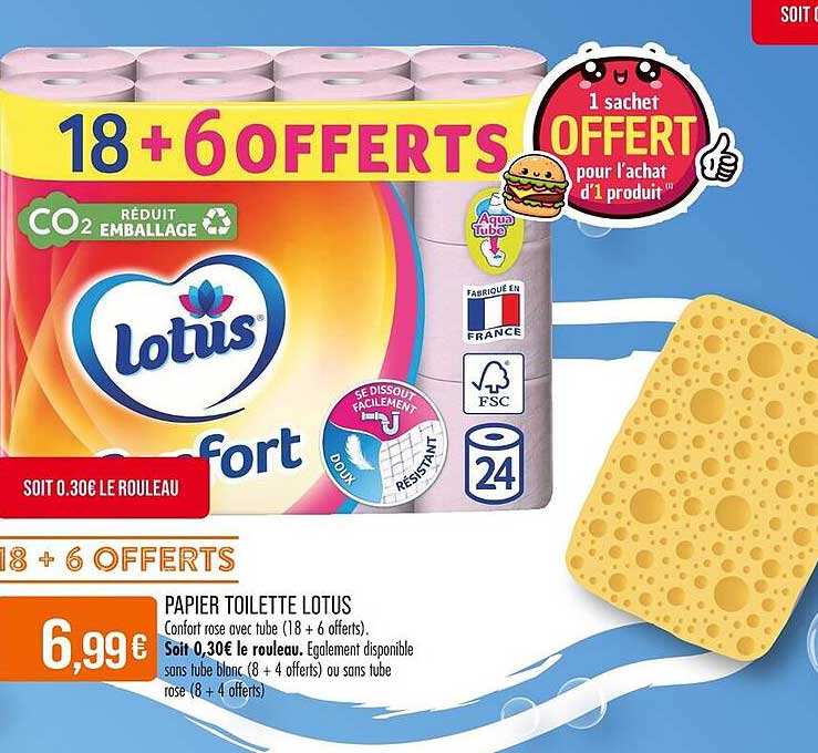 PAPIER TOILETTE LOTUS