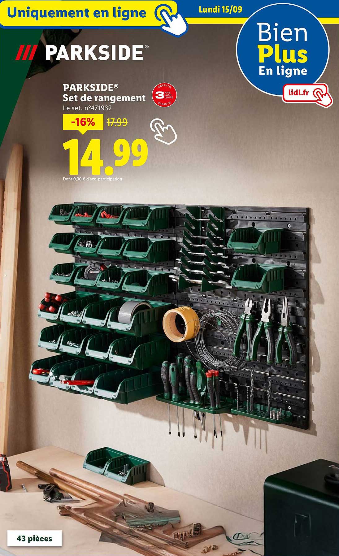 PARKSIDE® Set de rangement