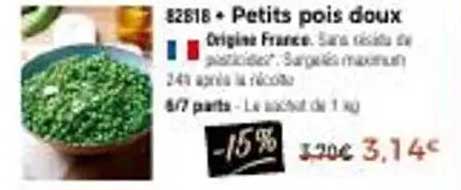 Petits pois doux