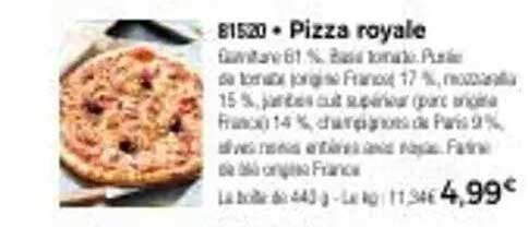Pizza royale