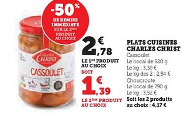 PLATS CUISINES CHARLES CHRIST