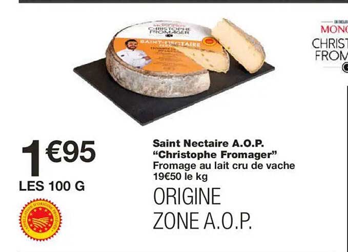 Saint Nectaire A.O.P. "Christophe Fromager"