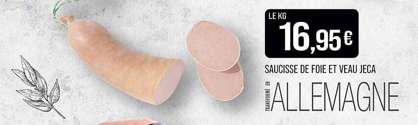 Saucisse de foie et veau Jeca