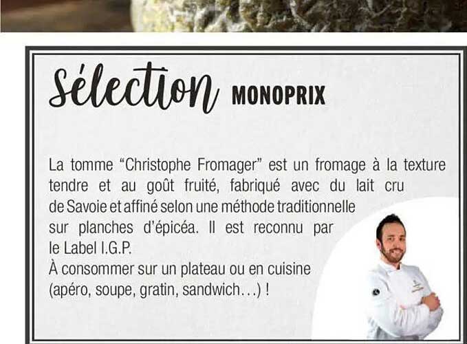 sélection MONOPRIX