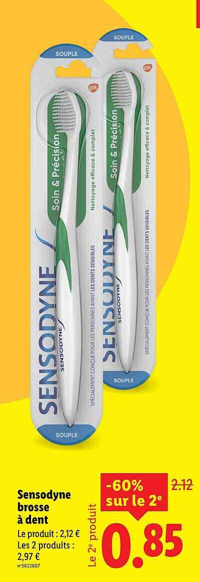 Sensodyne brosse à dent