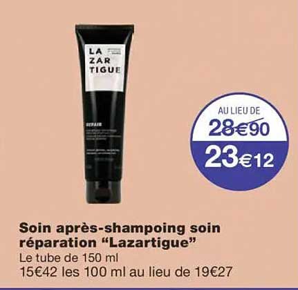 Soin après-shampoing soin réparation “Lazartigue”