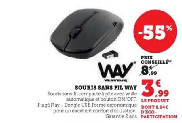 SOURIS SANS FIL WAY